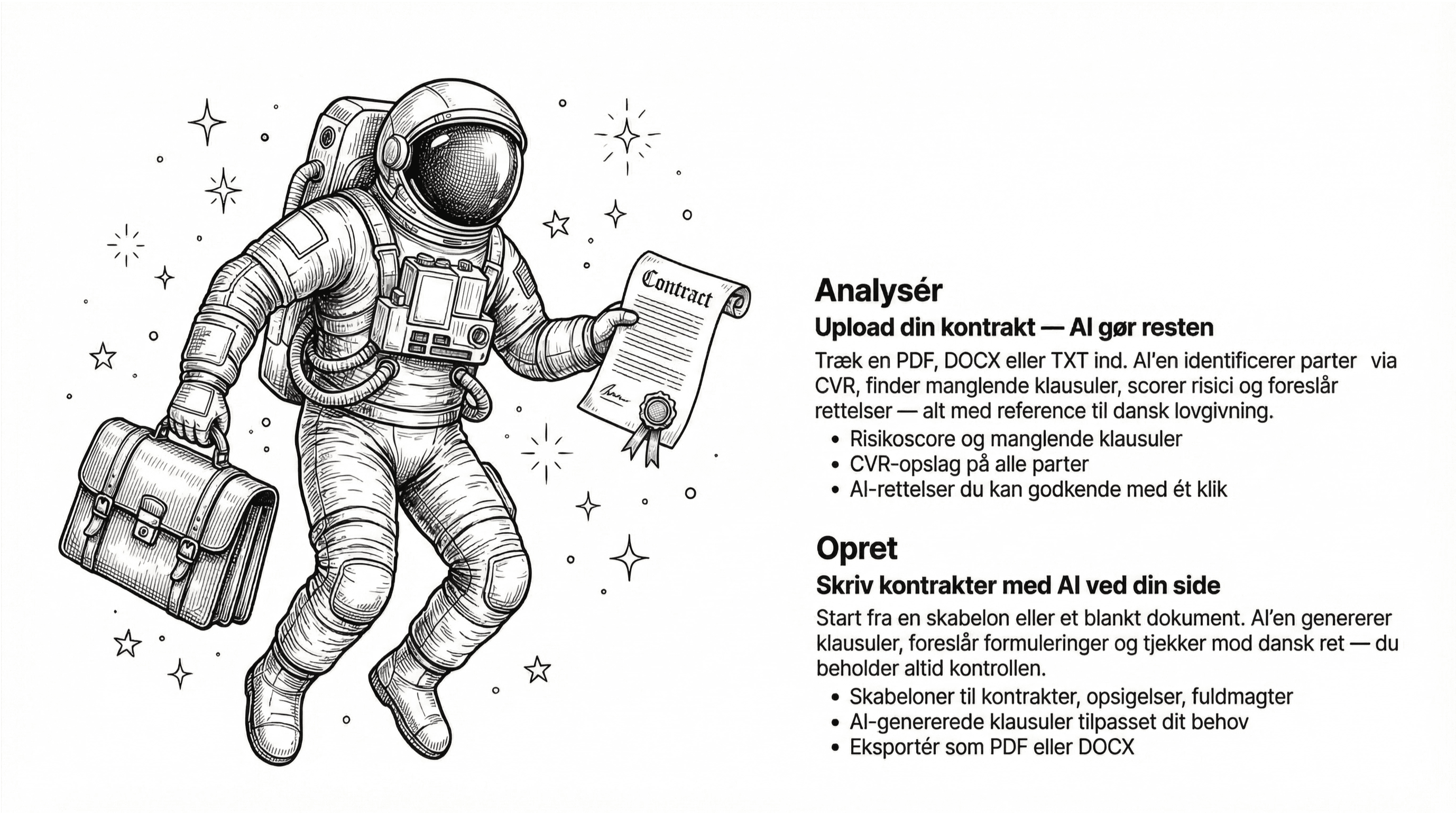 ContractCore — AI-drevet kontraktplatform